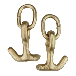 VULCAN Twisted T/J-Combo Hook on Coupling Link - Pair