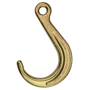 VULCAN Tow Hook - Grade 70 - Eye Style - 8 Inch - 4,700 Pound Safe Working Load - Compatible with 5/16 Inch Chain