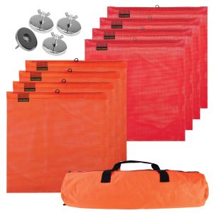 VULCAN Heavy Duty Magnet Kit with Wire Loop Flags - Includes Vented Storage Bag