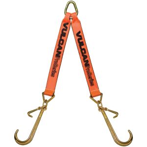 VULCAN Web Bridle Forged 15 Inch J Hooks and Forged 4 Inch J Hooks - 54 Inch - PROSeries - 4,700 Pound Safe Working Load