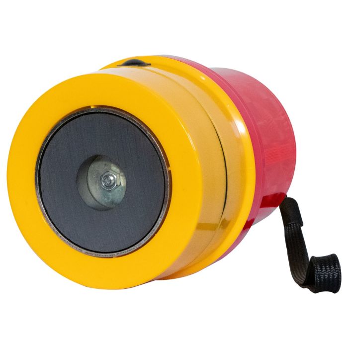 VULCAN Red LED Warning Beacon Not For Daytime Use Battery-Operated Magnetic 
