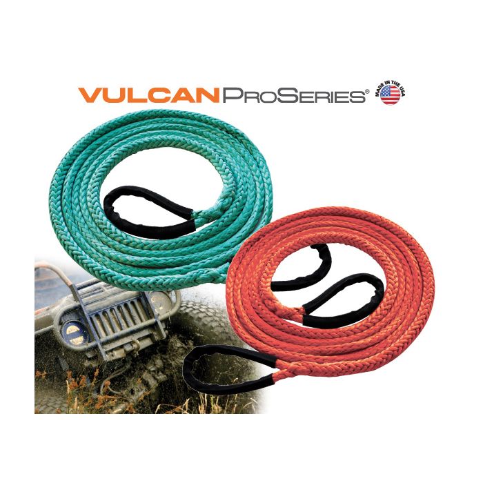 Dyneema Synthetic Tow Rope - 3/8 Inch x 30 Feet - 19,600 Pound MBS - 4,900  Pound Safe Working Load
