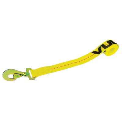 Scratch And Dent VULCAN Wheel Dolly Tire Harness - Twisted Snap Hook - 84 Inch - Classic Yellow - 3,300 Pound Safe Working Load