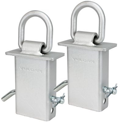 VULCAN Silver Stake Pocket D-Ring Assembly - 2 Pack